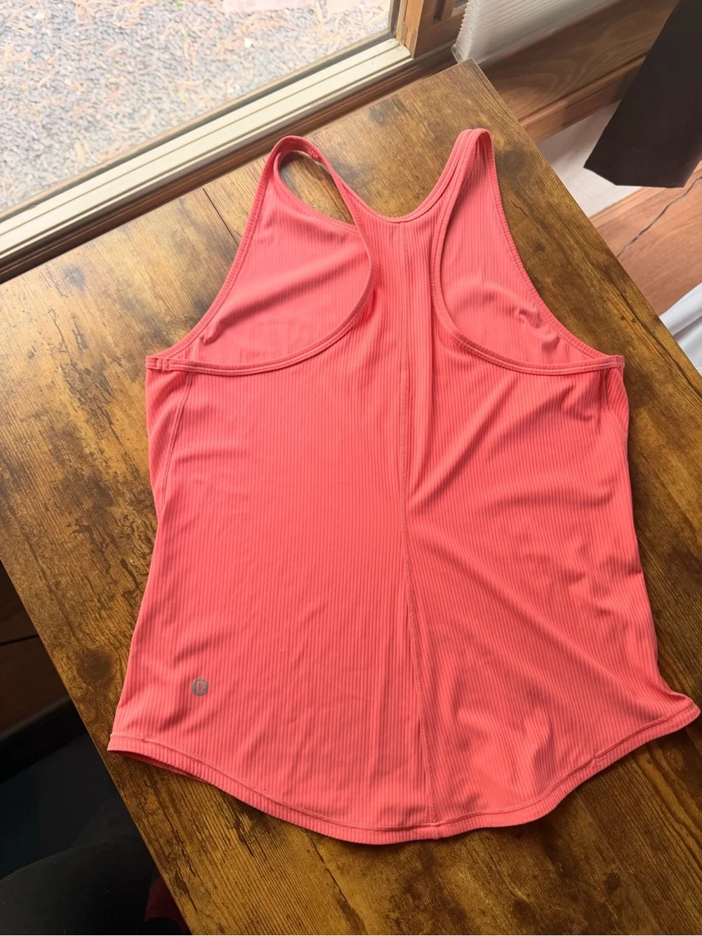 lululemon athletica Coral Ribbed Racerback Tank